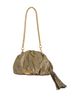 Rebecca Minkoff Rebecca Minkoff Small Ruched Gold Clutch - 3