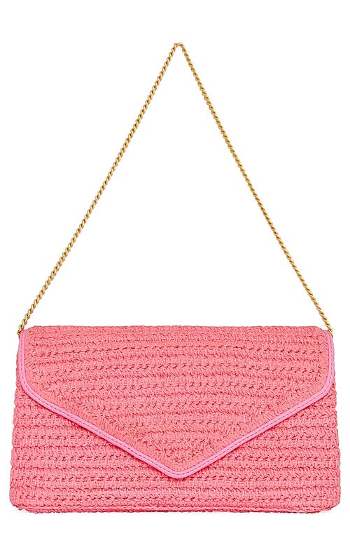Rebecca Minkoff Rebecca Minkoff Straw Envelope Flap Clutch