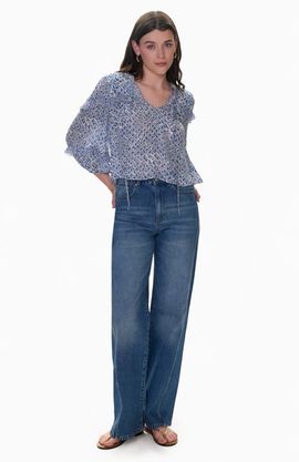Rebecca Taylor Rebecca Taylor Charlotte Print Mix Blouse
