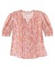 Rebecca Taylor Women's Bellamy Tieneck Floral Silk Blouse - 1
