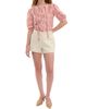 Rebecca Taylor Women's Bellamy Tieneck Floral Silk Blouse - 2