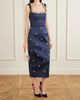 REBECCA VALLANCE Ayla embellished satin midi dress - 2