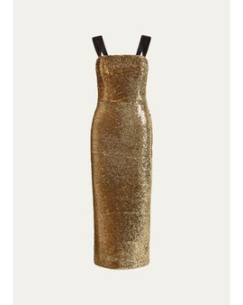 Rebecca Vallance Cambridge Bodycon Sequin Midi Dress