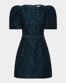 Rebecca Vallance Cascades Floral Jacquard Mini Dress