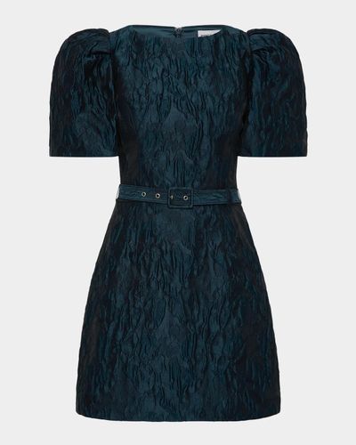 Rebecca Vallance Cascades Floral Jacquard Mini Dress