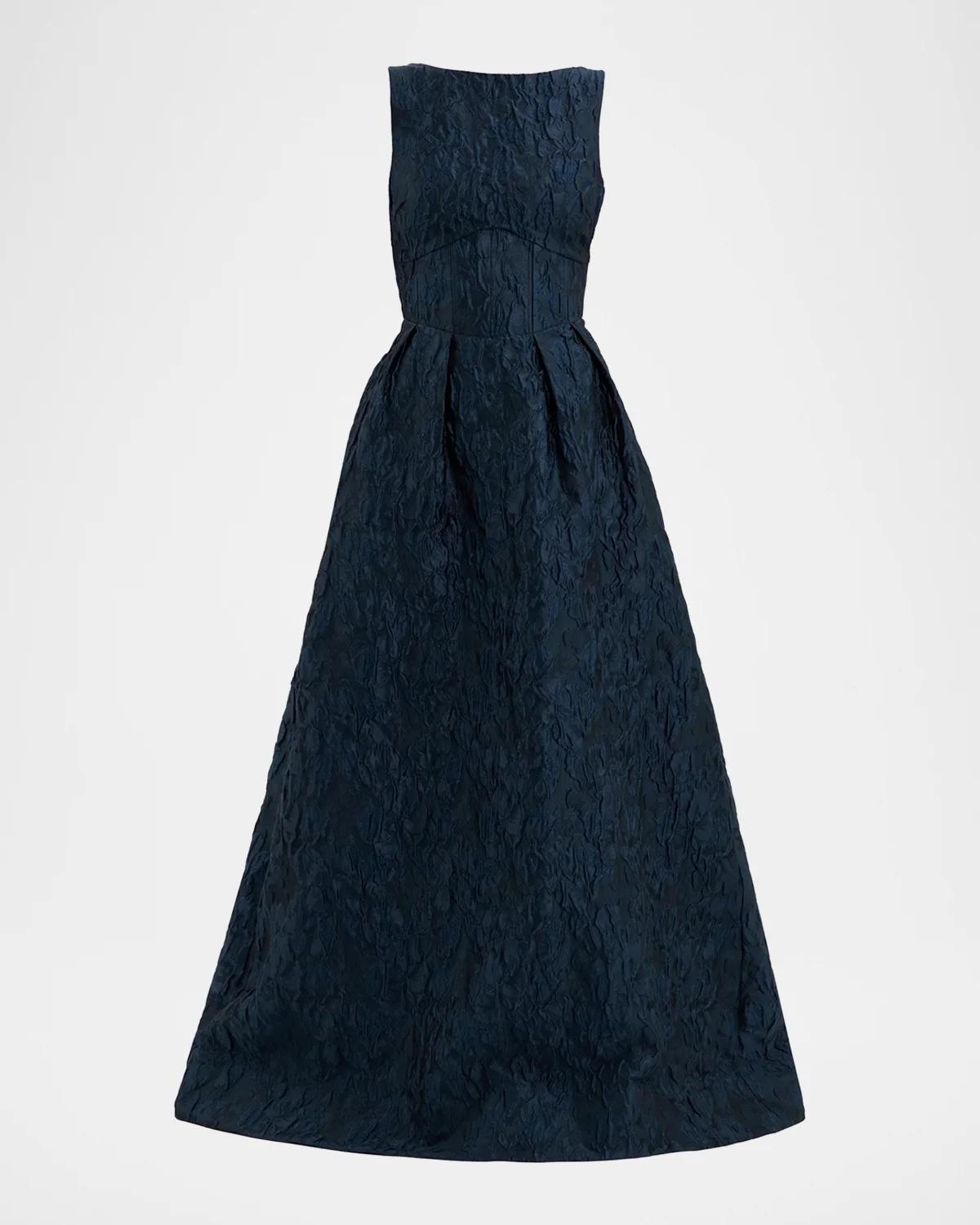 Rebecca Vallance Cascades Jacquard Gown