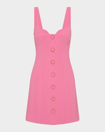 REBECCA VALLANCE Muriel Panelled A-Line Mini Dress