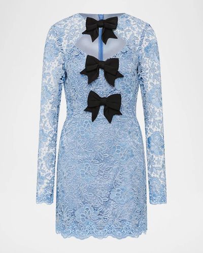 Rebecca Vallance Nottingham Floral Lace Cutout Mini Dress