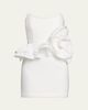 REBECCA VALLANCE Ozias Strapless Flower Peplum Mini Dress - 1