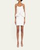 REBECCA VALLANCE Ozias Strapless Flower Peplum Mini Dress - 2