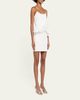 REBECCA VALLANCE Ozias Strapless Flower Peplum Mini Dress - 4