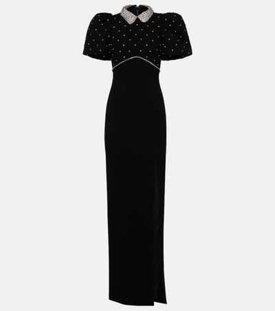 Rebecca Vallance Rebecca Vallance Amery embellished puff-sleeve gown