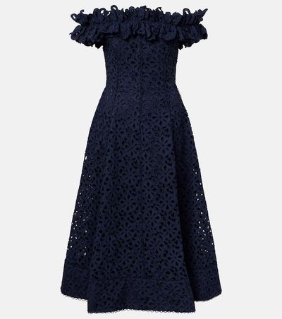 Rebecca Vallance Rebecca Vallance Antalya broderie anglaise midi dress