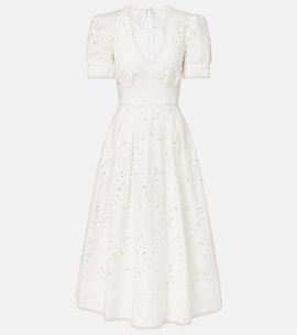 Rebecca Vallance Rebecca Vallance Artesan broderie anglaise midi dress