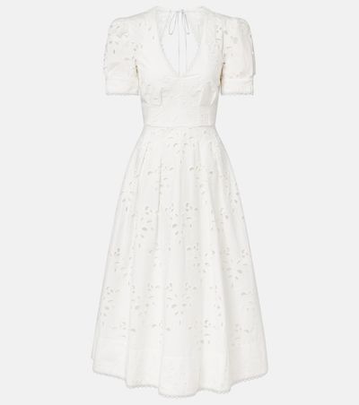 Rebecca Vallance Rebecca Vallance Artesan broderie anglaise midi dress