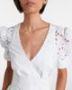 Rebecca Vallance Rebecca Vallance Artesan broderie anglaise midi dress - 3