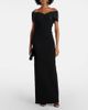 Rebecca Vallance Rebecca Vallance Athena caped crÃªpe gown - 2