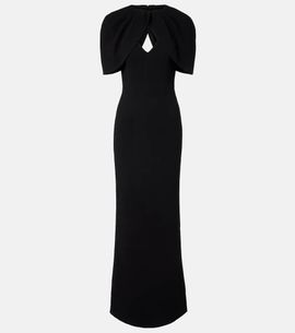Rebecca Vallance Rebecca Vallance Cameron caped crÃªpe gown