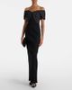 Rebecca Vallance Rebecca Vallance Ederson embellished crÃªpe bustier gown - 5