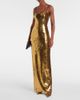Rebecca Vallance Rebecca Vallance Sequined floral-appliquÃ© gown - 2