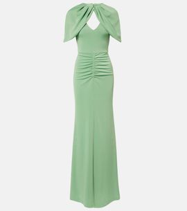 Rebecca Vallance Rebecca Vallance Isla caped ruched gown