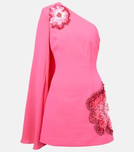 Rebecca Vallance Rebecca Vallance Layana caped embellished minidress