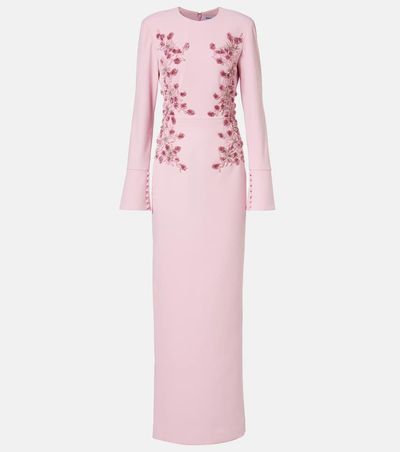 Rebecca Vallance Rebecca Vallance Lulee embellished floral gown