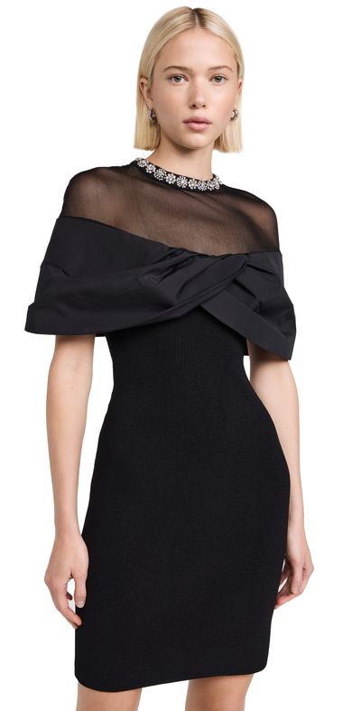 maeve black dress Maeve Open Dress – AP & Company main image 0