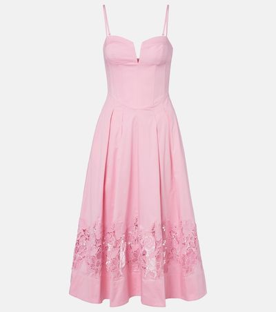 Rebecca Vallance Rebecca Vallance Montreux cotton-blend bustier dress