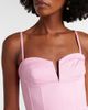 Rebecca Vallance Rebecca Vallance Montreux cotton-blend bustier dress - 3