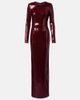 Rebecca Vallance Rebecca Vallance Nero sequined gown - 1