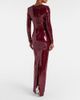 Rebecca Vallance Rebecca Vallance Nero sequined gown - 3