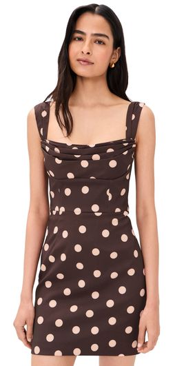 knee length dresses for ladies Lena Bow Mini Dress – Rebecca Vallance main image 1
