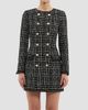 Rebecca Vallance Rebecca Vallance Women's Meringue Embellished Tweed Blazer Mini Dress - 2