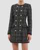 Rebecca Vallance Rebecca Vallance Women's Meringue Embellished Tweed Blazer Mini Dress - 4