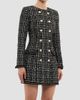 Rebecca Vallance Rebecca Vallance Women's Meringue Embellished Tweed Blazer Mini Dress - 5