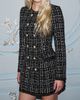 Rebecca Vallance Rebecca Vallance Women's Meringue Embellished Tweed Blazer Mini Dress - 8