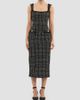 Rebecca Vallance Rebecca Vallance Women's Meringue Embellished Tweed Scoopneck Midi Dress - 2