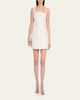 REBECCA VALLANCE Winslet Embossed Jacquard Mini Dress - 2