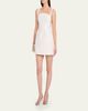 REBECCA VALLANCE Winslet Embossed Jacquard Mini Dress - 4