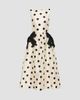 Rebecca Vallance Women's Bacio Polka Dot Midi Dress - 1