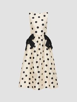 Rebecca Vallance Women's Bacio Polka Dot Midi Dress