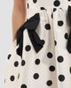 Rebecca Vallance Women's Bacio Polka Dot Midi Dress - 8