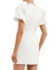 Rebecca Vallance Women's Blaise Embellished-Bow Puff-Sleeve Minidress - 4