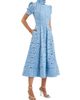 Rebecca Vallance Women's Kitsu Eyelet Floral Cotton Midi-Dress - 2