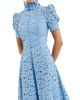 Rebecca Vallance Women's Kitsu Eyelet Floral Cotton Midi-Dress - 5
