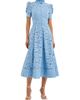 Rebecca Vallance Women's Kitsu Eyelet Floral Cotton Midi-Dress - 7