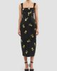 Rebecca Vallance Women's Mariya Metallic Floral Midi-Dress - 2