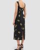Rebecca Vallance Women's Mariya Metallic Floral Midi-Dress - 3
