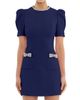 Rebecca Vallance Women's Nemy Diamonte Minidress - 1